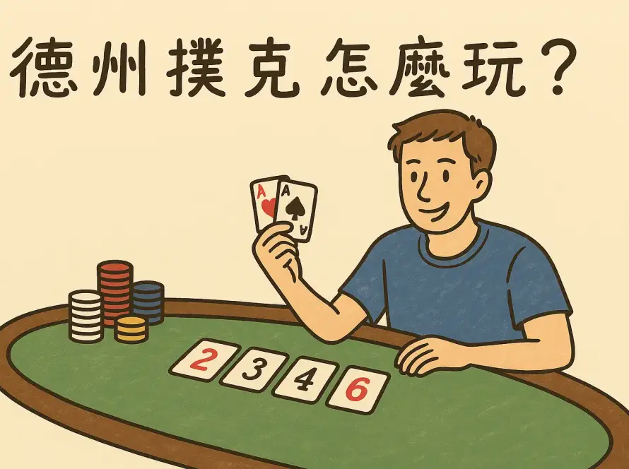 德州撲克怎麼玩？新手也能懂的實戰心法